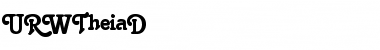 Download URWTheiaD Font Download URWTheiaD Font