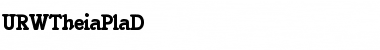 Download URWTheiaPlaD Font Download URWTheiaPlaD Font