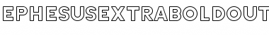 Download Ephesus extrabold outline Font Download Ephesus extrabold outline Font