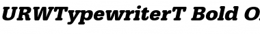 Download URWTypewriterT Font Download URWTypewriterT Font