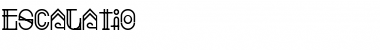 Download Escalatio Font Download Escalatio Font