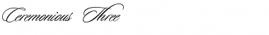 Download Ceremonious Three Font Download Ceremonious Three Font