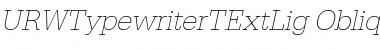 Download URWTypewriterTExtLig Font Download URWTypewriterTExtLig Font
