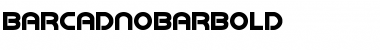 Download Barcade No Bar Bold Font Download Barcade No Bar Bold Font