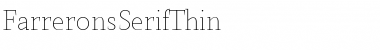 Download Farrerons Serif Thin Font Download Farrerons Serif Thin Font