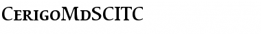 Download CerigoMdSCITC Font Download CerigoMdSCITC Font