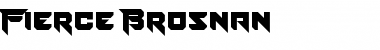 Download Fierce Brosnan Font Download Fierce Brosnan Font