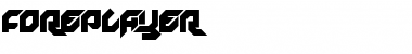 Download Foreplayer Font Download Foreplayer Font