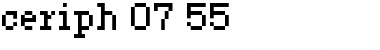 Download ceriph 07_55 Font Download ceriph 07_55 Font
