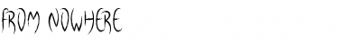 Download From Nowhere Font Download From Nowhere Font