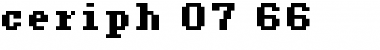 Download ceriph 07_66 Font Download ceriph 07_66 Font
