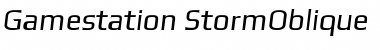Download Gamestation Storm Oblique Font Download Gamestation Storm Oblique Font