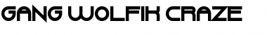 Download Gang Wolfik Craze Font Download Gang Wolfik Craze Font