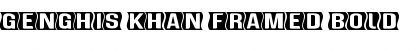 Download Genghis Khan framed Font Download Genghis Khan framed Font