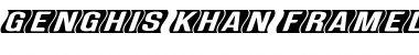 Download Genghis Khan framed Med Font Download Genghis Khan framed Med Font