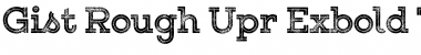 Download Gist Rough Upr Exbold Two Demo Font Download Gist Rough Upr Exbold Two Demo Font