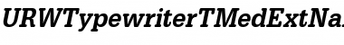 Download URWTypewriterTMedExtNar Font Download URWTypewriterTMedExtNar Font
