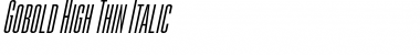 Download Gobold High Thin Font Download Gobold High Thin Font