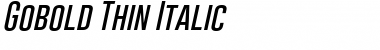 Download Gobold Thin Font Download Gobold Thin Font