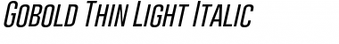 Download Gobold Thin Light Font Download Gobold Thin Light Font
