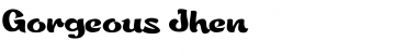 Download Gorgeous Jhen Font Download Gorgeous Jhen Font