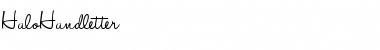 Download HaloHandletter Font Download HaloHandletter Font