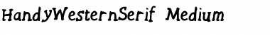 Download HandyWesternSerif Font Download HandyWesternSerif Font