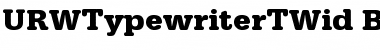 Download URWTypewriterTWid Font Download URWTypewriterTWid Font