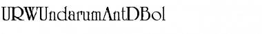 Download URWUndarumAntDBol Font Download URWUndarumAntDBol Font