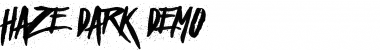 Download Haze Dark Demo Font Download Haze Dark Demo Font