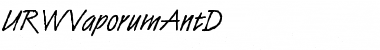 Download URWVaporumAntD Font Download URWVaporumAntD Font