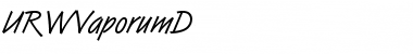 Download URWVaporumD Font Download URWVaporumD Font