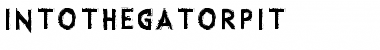 Download Into the Gator Pit Font Download Into the Gator Pit Font