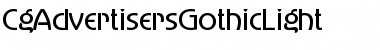 Download CgAdvertisersGothicLight Font Download CgAdvertisersGothicLight Font