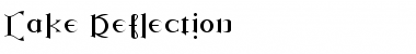 Download Lake Reflection Font Download Lake Reflection Font
