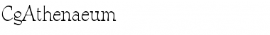 Download CgAthenaeum Font Download CgAthenaeum Font
