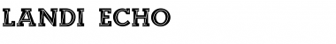 Download Landi_Echo Font Download Landi_Echo Font