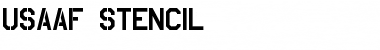 Download USAAF_Stencil Font Download USAAF_Stencil Font