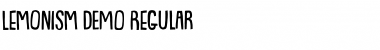 Download Lemonism DEMO Font Download Lemonism DEMO Font