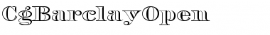 Download CgBarclayOpen Font Download CgBarclayOpen Font
