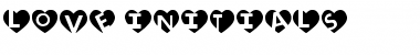 Download love initials Font Download love initials Font