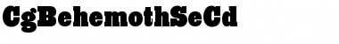 Download CgBehemothSeCd Font Download CgBehemothSeCd Font