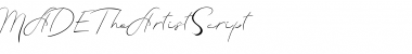 Download MADE TheArtist Script Font Download MADE TheArtist Script Font