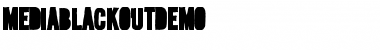 Download Media Blackout Font Download Media Blackout Font