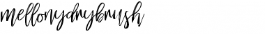 Download mellony dry brush Font Download mellony dry brush Font
