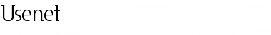 Download Usenet Font Download Usenet Font