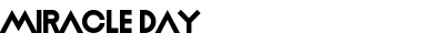 Download Miracle Day Font Download Miracle Day Font