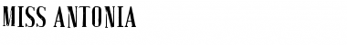 Download Miss Antonia Font Download Miss Antonia Font