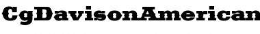 Download CgDavisonAmericana Font Download CgDavisonAmericana Font