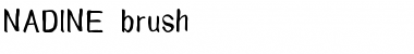 Download NADINE brush Font Download NADINE brush Font